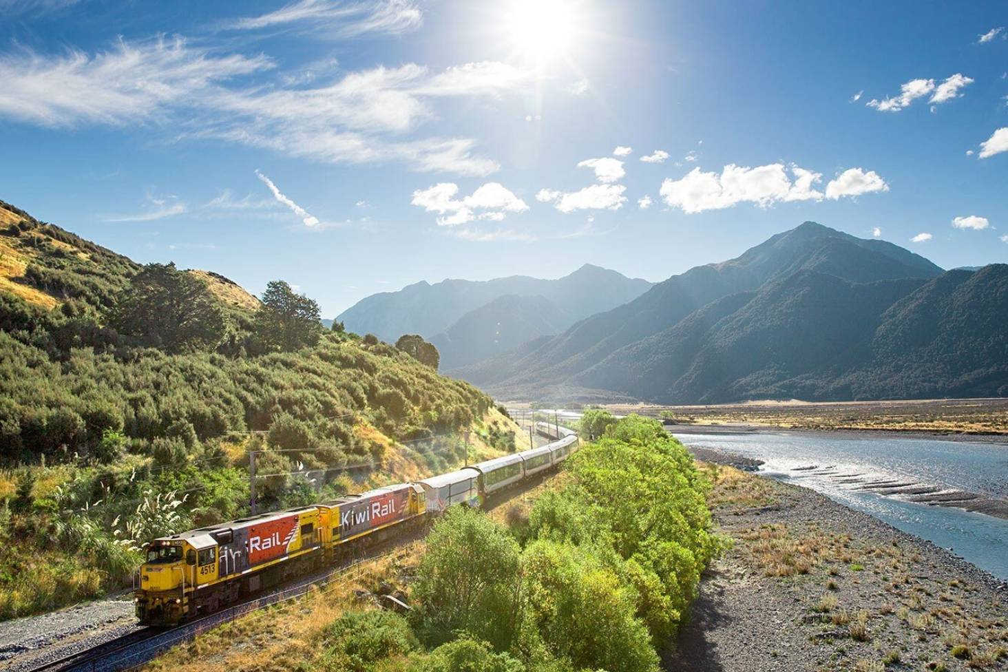 Tranzalpine train, New Zealand @Stuff