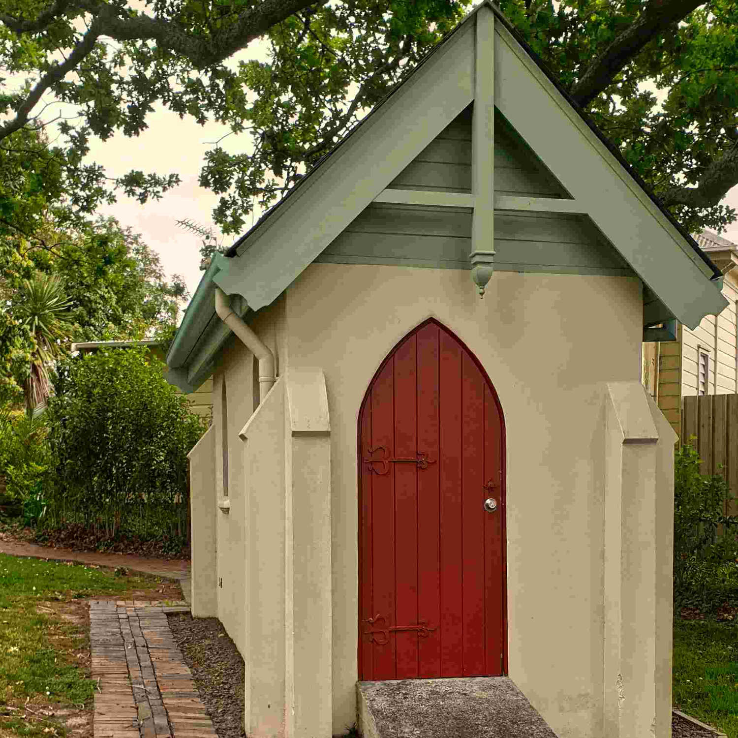 Jewish cleansing shed, Waikumete cemetery, Auckland, New Zealand
