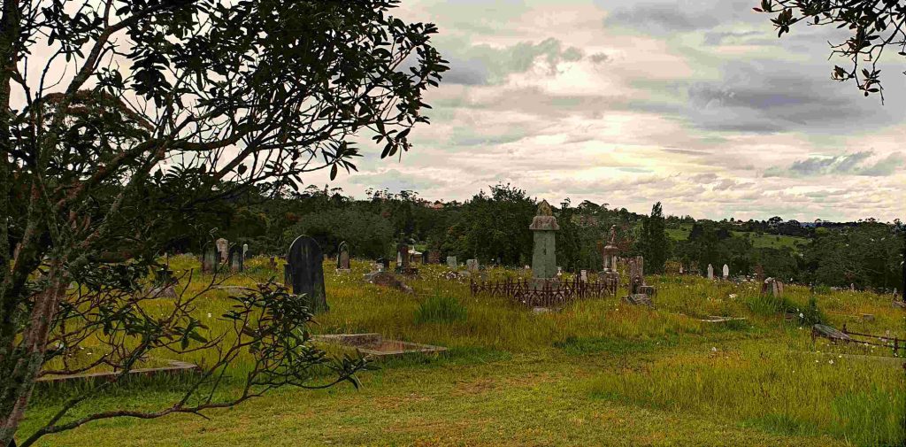 Landscape, Waikumete cemetery, Auckland, New Zealand
