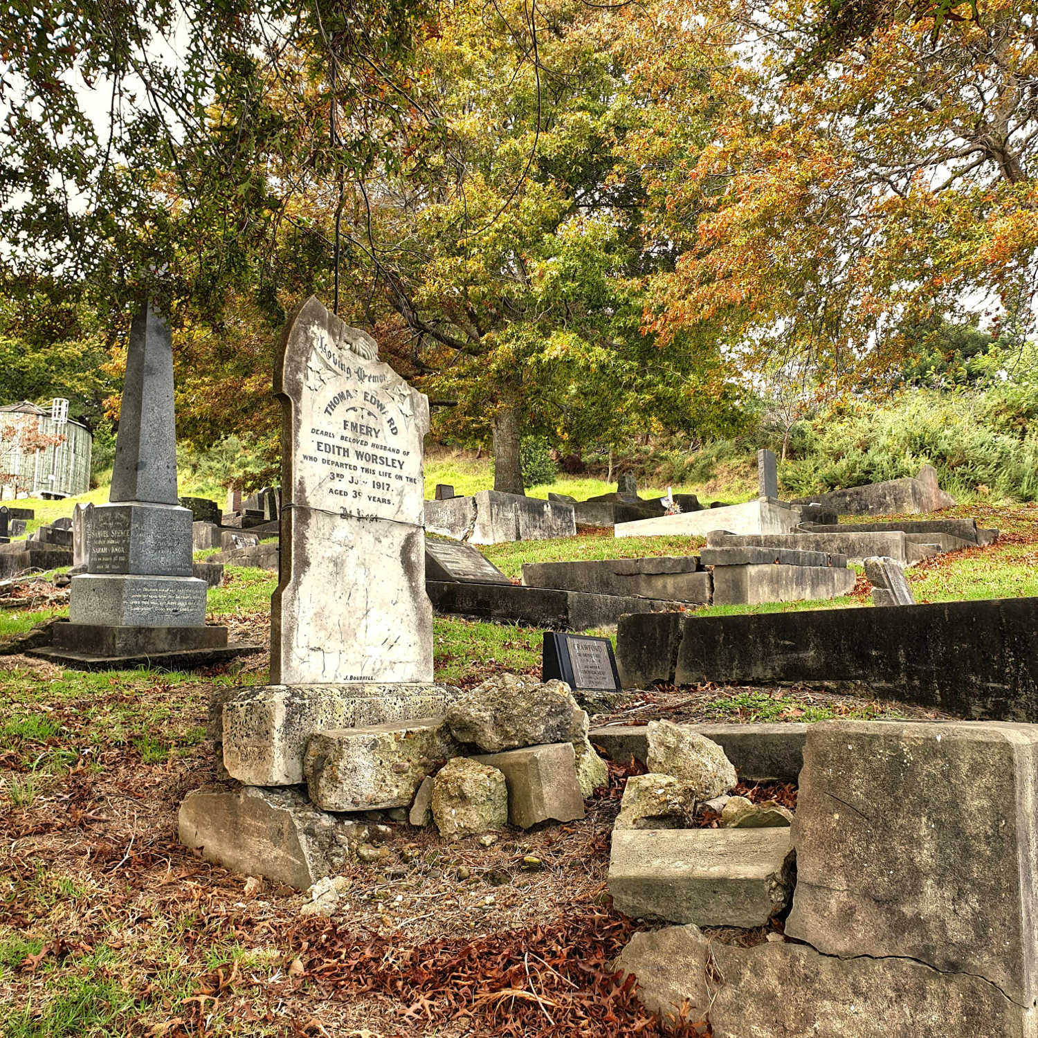 Thames Shortland Street historic cemetery views, Coromandel, New Zealand