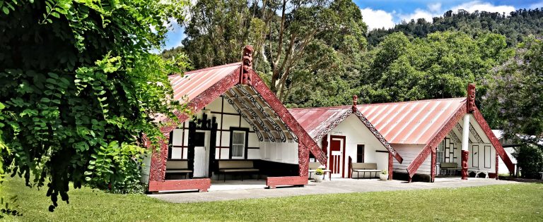 Koriniti Marae meeting grounds, Whanganui, New Zealand