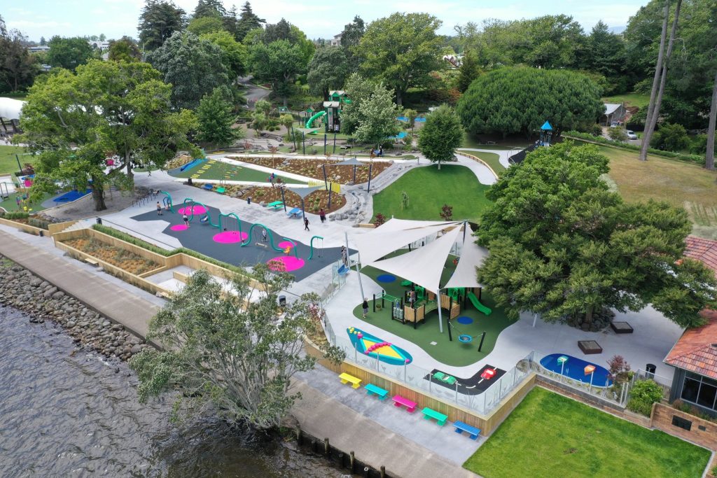 Hamilton Lake Domain playground, New Zealand @Hamilton City Council