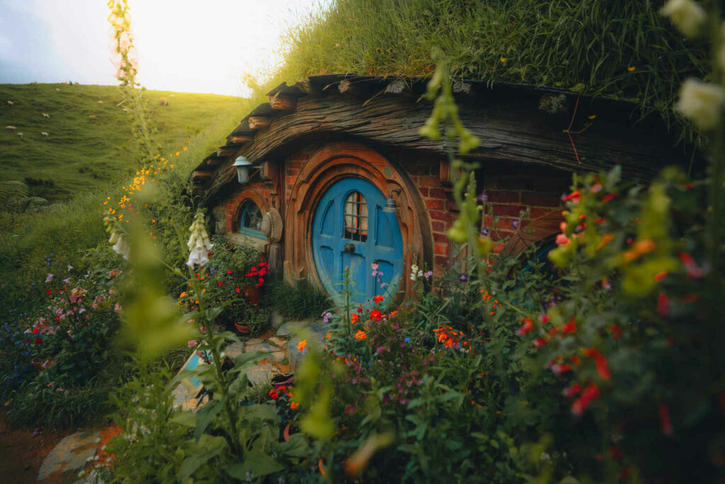Hobbit house, Hobbiton Waikato New Zealand
