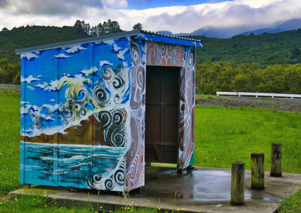 Kaitaia bus mural, Northland, New Zealand