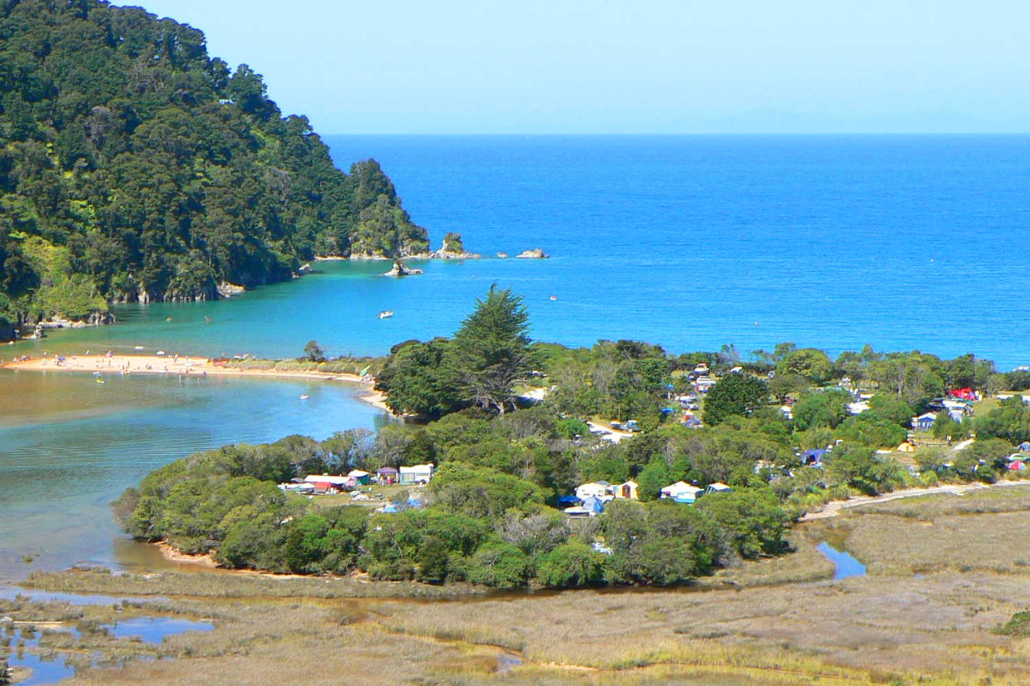Tōtaranui Campground, Abel Tasman, Nelson, New Zealand @Rankers NZ