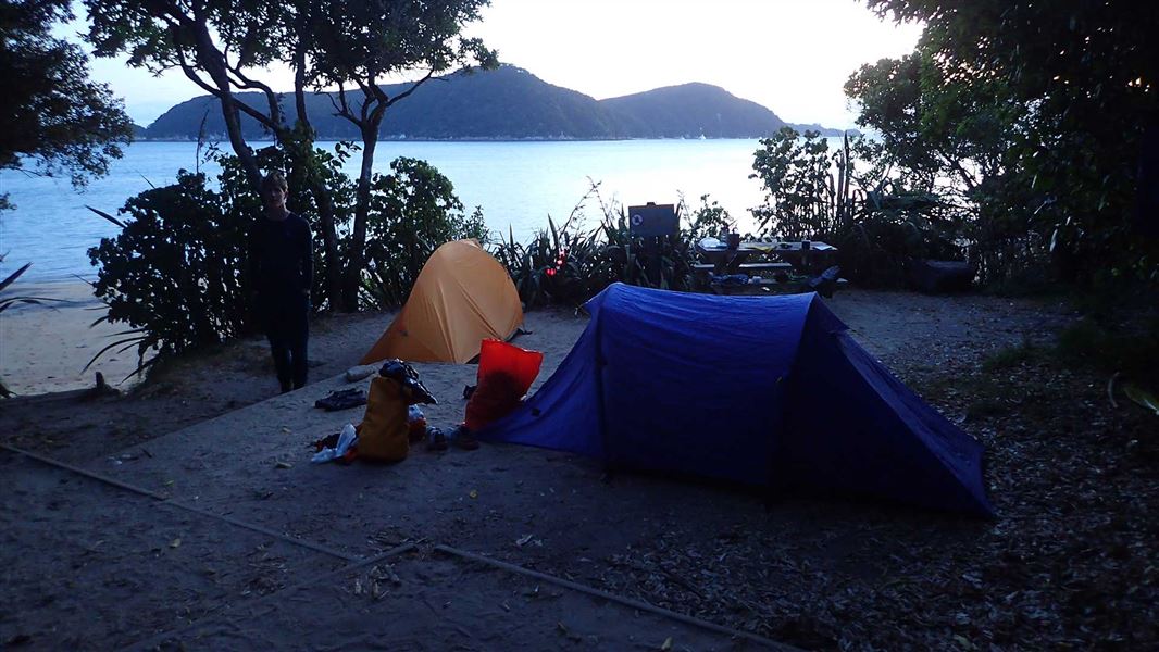 Watering Cove campsite @Doc / Diana Parr
