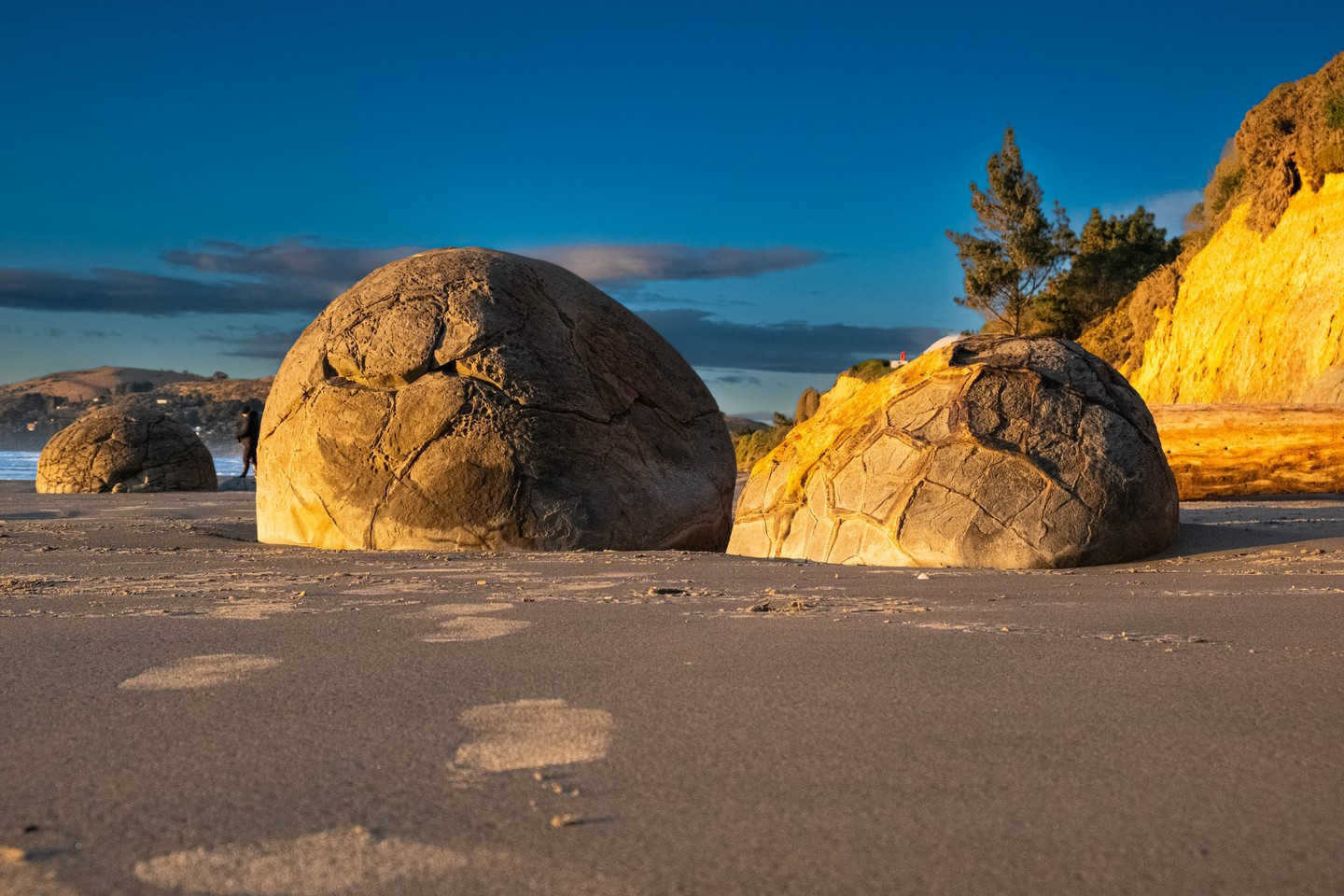 Moeraki boulders, Otago, NZ