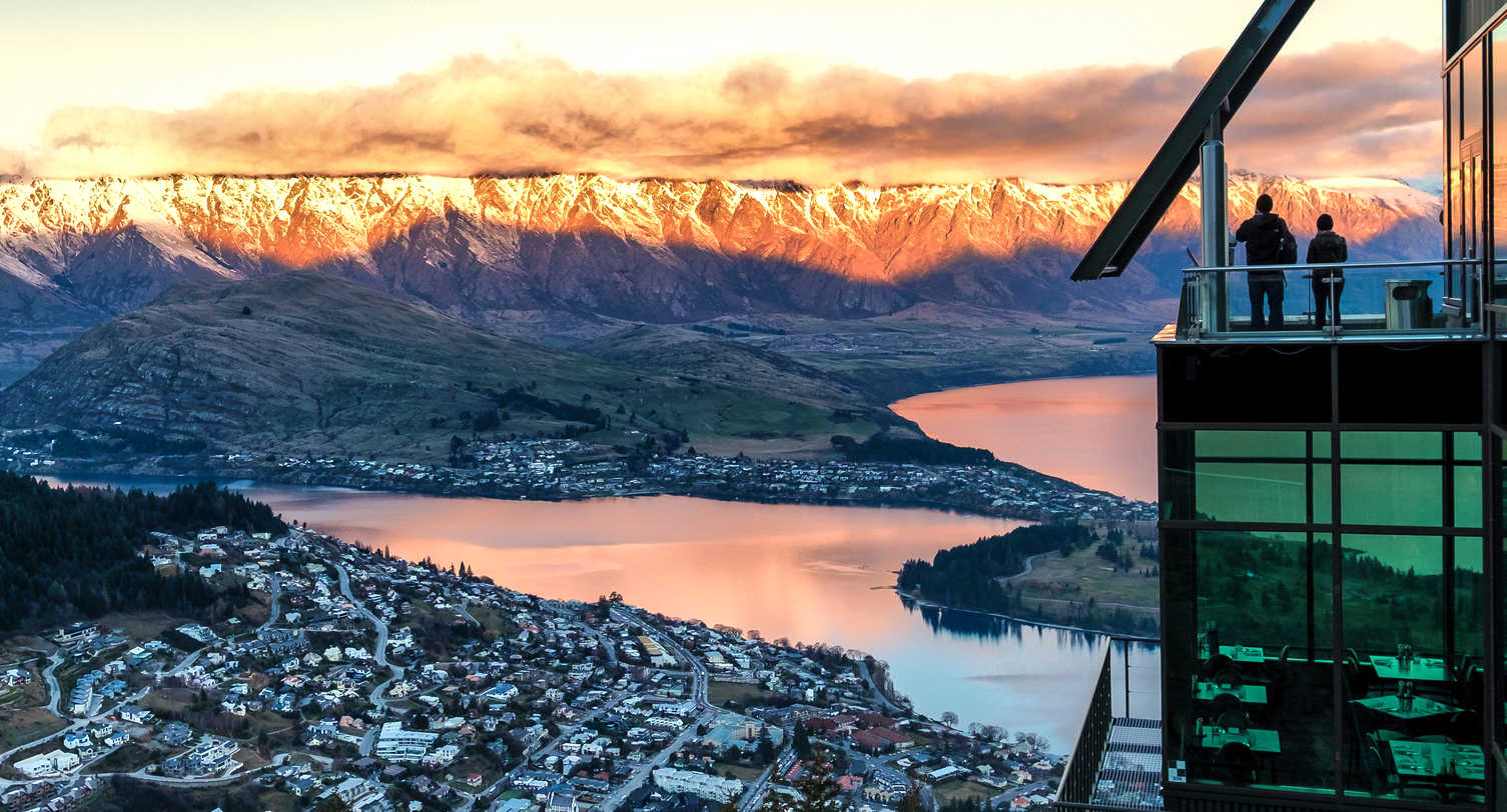 The Remarkables, gondola ride view, Queenstown, New Zealand