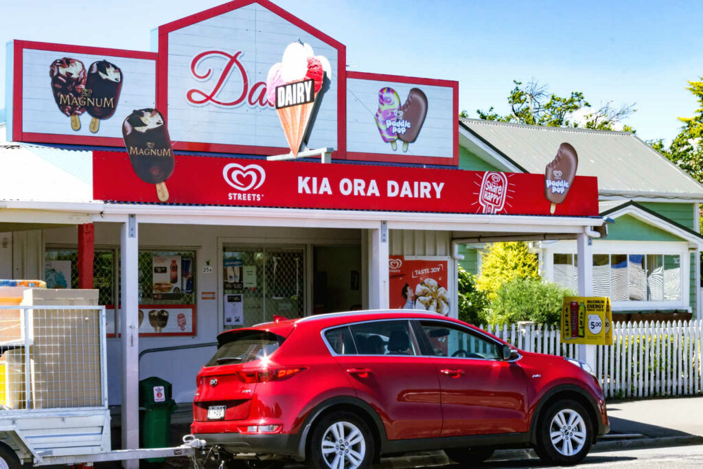 NZ Dairy store in Featherston, Wairarapa, Lower North Island, NZ