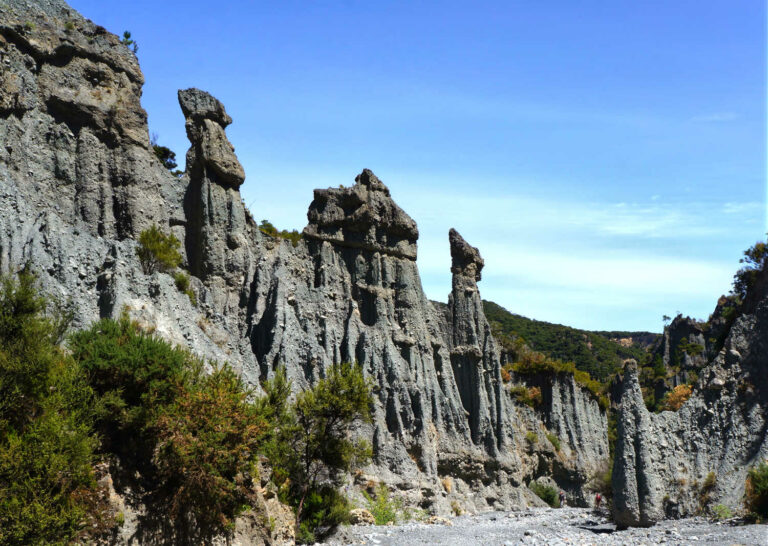Putangirua Scenic Reserve rock pillars, Wairarapa, New Zealand