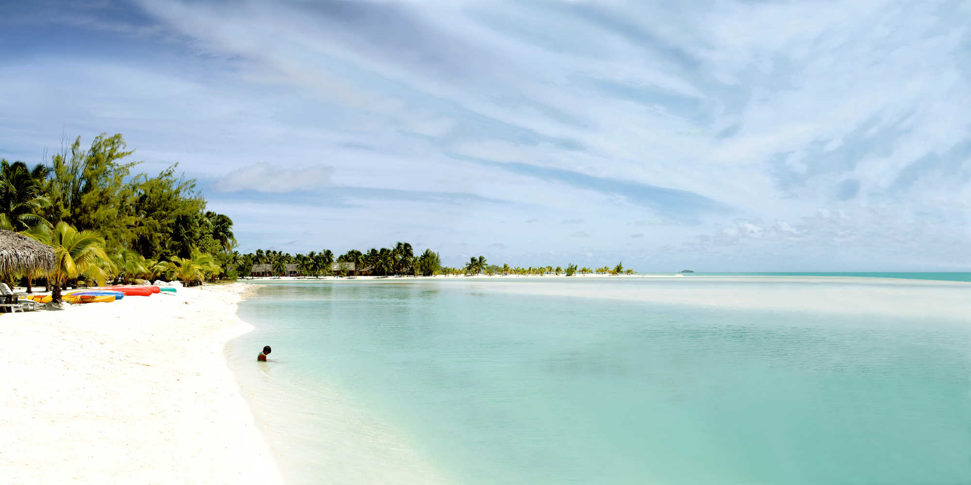 Aitutaki lagoon, Cook Islands