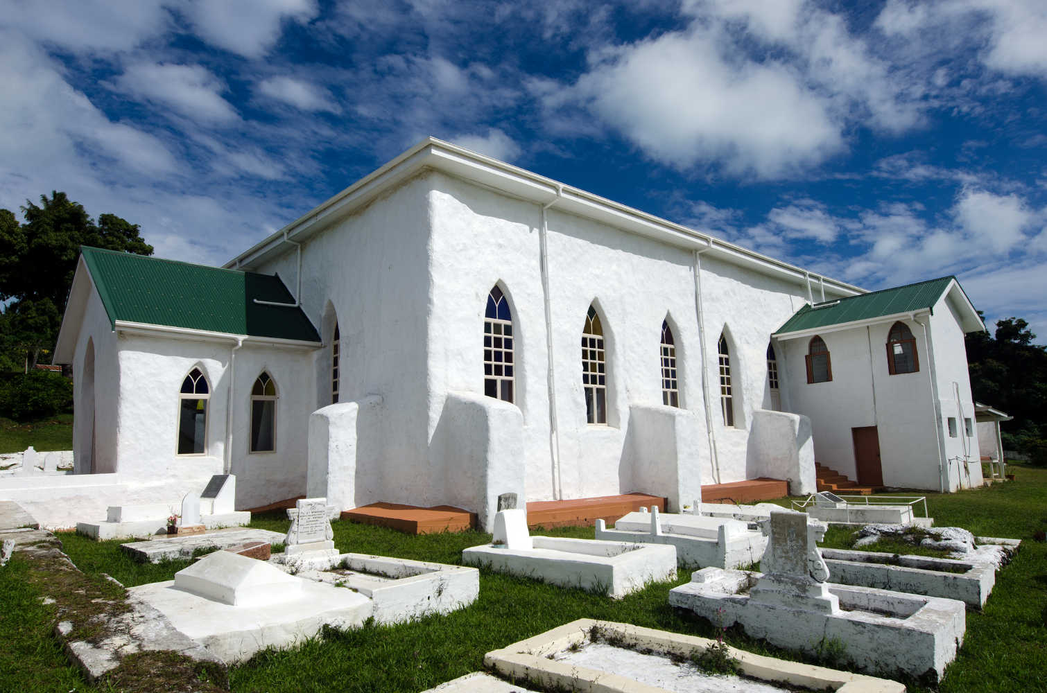 Cook Islands Christian Church (CICC) in Aitutaki Lagoon Cook Island