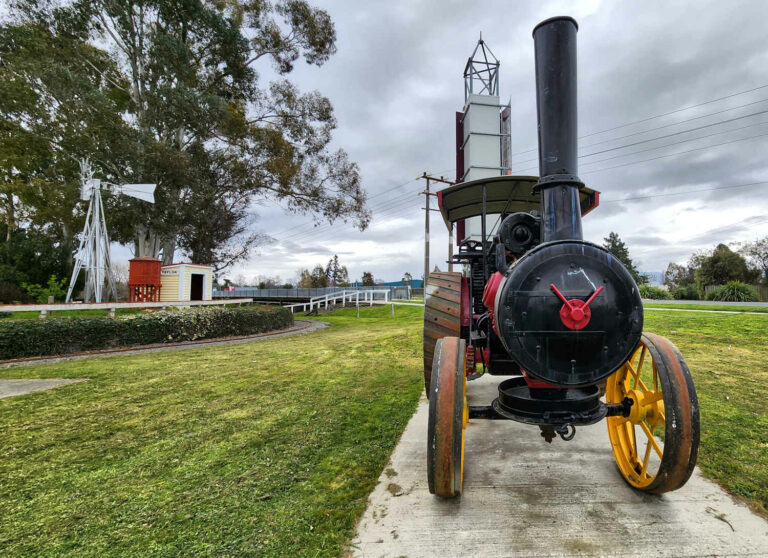 Brayshaw Heritage Park, early mechanised farm equipment, Blenheim, Marlborough NZ