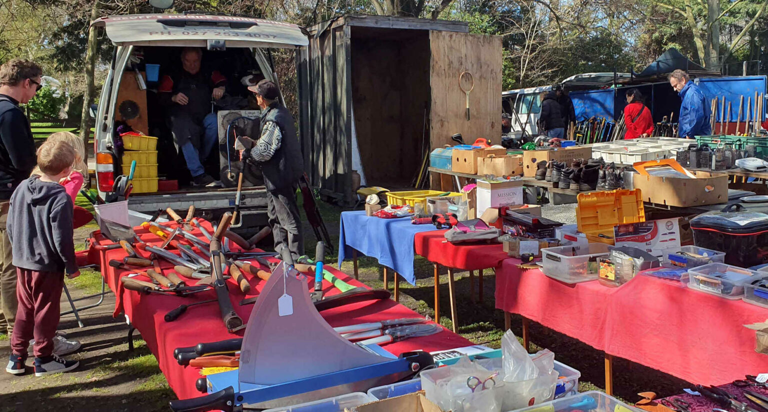 Riccarton Market car boot sales are alive and well, Christchurch Canterbury NZ