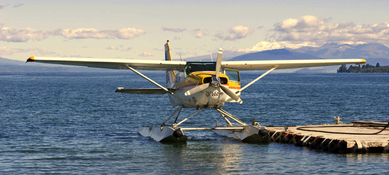 Seaplane (float plane), Lake Taupo, NZ