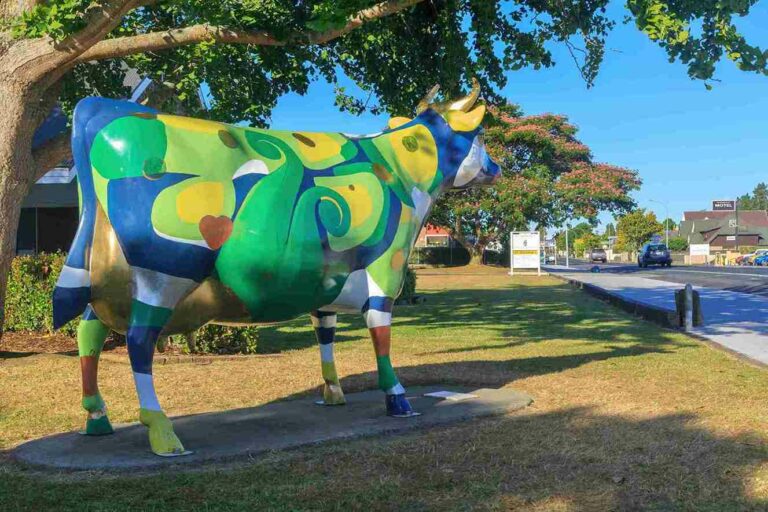 Morrinsville cow sculpture 'Freedom'