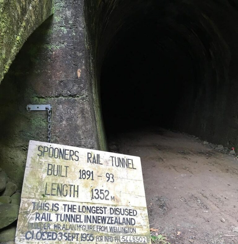 Spooners tunnel as a part of the Great Taste Trail in Nelson New Zealand @cyclecoachjanetstark
