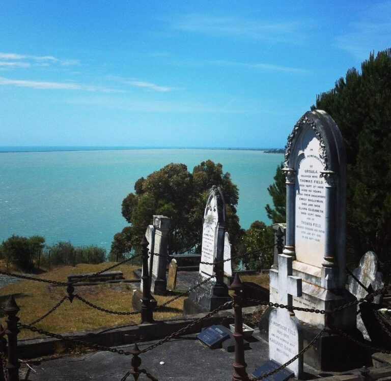 Wakapuaka Cemetery view in Nelson New Zealand - Instagram @myheartsingsnz
