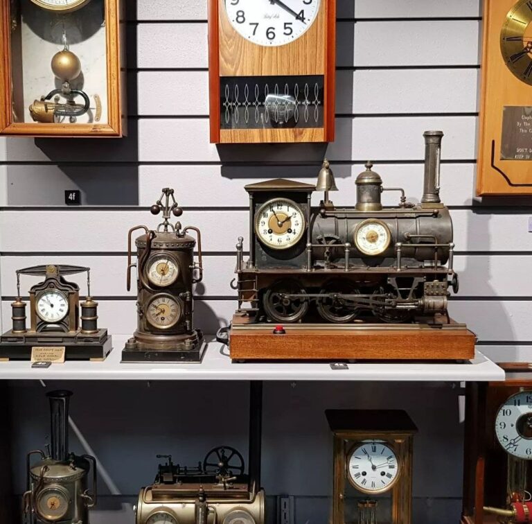 Steampunk clocks in Claphams Clock Museum in Whangarei Northland NZ @preso58